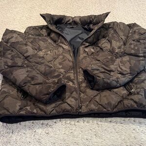 Boys XL Michael Kors Brown Camouflage Puffer Jacket. Only worn a few times.